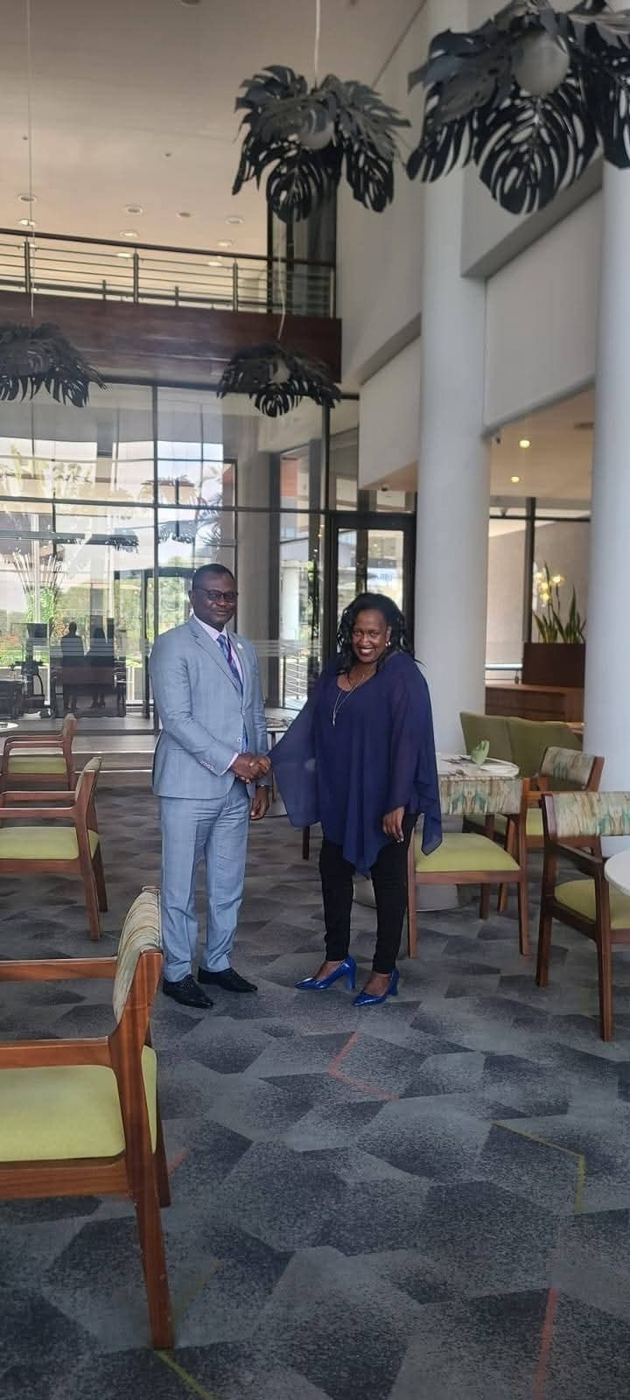 Meeting with Dr. Robert of the African Court on Human and Peoples' Rights