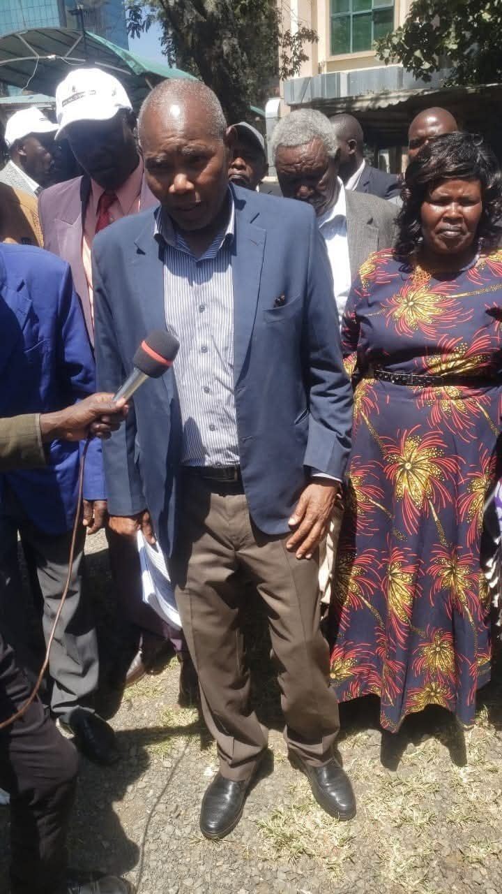 Veteran community meeting at Kiambati